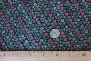 Antique French Jouy Print Cotton Pre Civil War Fabric c1820 - 30reserved 3