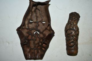 ORIG $399 2 ITEMS,  TIMOR SHAMANS AMULET,  BALI HILT 1900S 6 