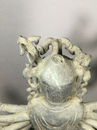Chinese Bronze Guan Yin Buddha image with Multiple Arms 7