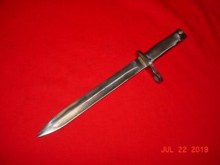 WW1 TURKISH MAUSER ERSATZ M1917 BAYONET with SCABBARD 3