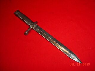 WW1 TURKISH MAUSER ERSATZ M1917 BAYONET with SCABBARD 4