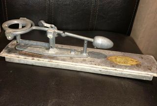 Vintage Antique Reliable Speed Accuracy Mfg Egg Scale Los Angeles,  California