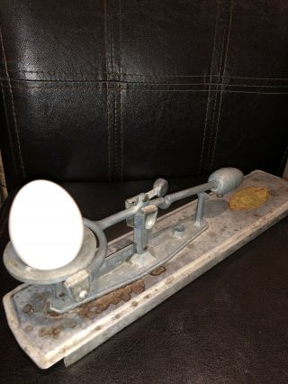 Vintage Antique Reliable Speed Accuracy Mfg Egg Scale Los Angeles,  California 2