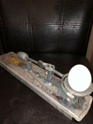 Vintage Antique Reliable Speed Accuracy Mfg Egg Scale Los Angeles,  California 8