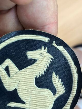 Rare 1950’s Republic Of Korea ROK Army 9th Infantry Division Patch White Horse 6