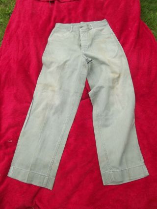 & Korean War Period Usmc P47 Hbt Dungaree Pants (trousers)
