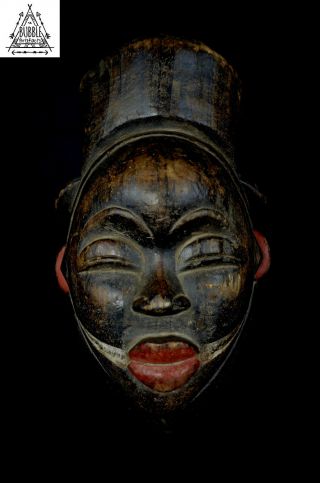 Vintage Tsangui Mask,  Gabon,  Africa