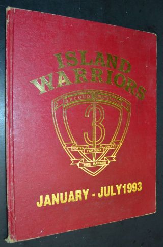 2nd Batallion 3rd Marines Westpac Usmc Island Warriors Cruise Book