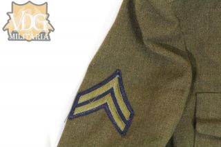 Korean War era U.  S.  Army 3rd Army Corporal Patched Ike Jacket 3