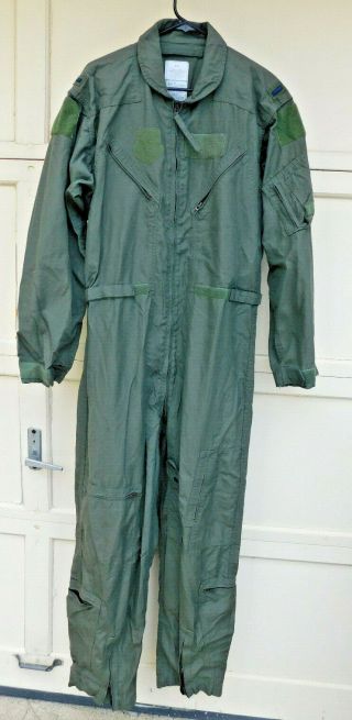 Flight Suit Coveralls Sage Green Aramid 36 - Short