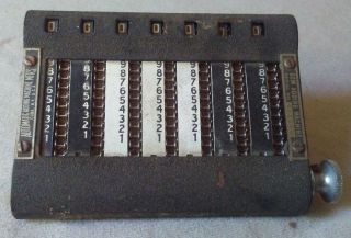Gem Automatic Adding Machine Circa 1907 Calculator