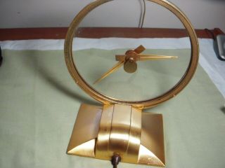 JEFFERSON GOLDEN HOUR CLOCK Ca.  1950s ACCURATE TIME CLOCK PLEASE READ INFORMATION 6