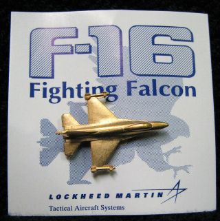 F - 16 Fighting Falcon Lockheed Martin Tactical Aircraft Systems Pin