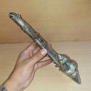 23 Old Rare Antique Islamic Yemeni Silver Carved Dagger Jambiya Khanjar 8
