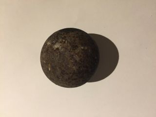 Antique Military Post Medieval Iron Cannon Ball 3