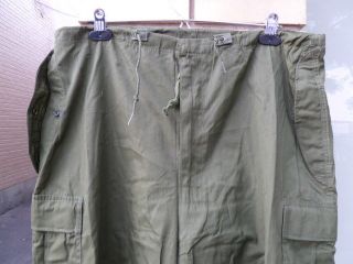Korea War Era M - 1951 Arctic Trousers Combat Pants Medium Regular with Suspenders 6
