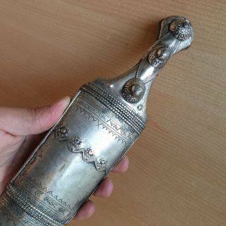22 Old Rare Antique Islamic Saudi Yemeni Dagger Jambiya Khanjar Bedouin Horn 7