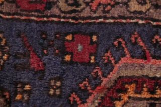 Orientral Hamadan Wool Hand - Knotted Geometric One - of - a - Kind Persian Area Rug 5x7 11