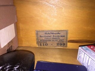 Antique 6 Stackable Oak Barrister Bookcase Globe Wernicke all grade 299 4