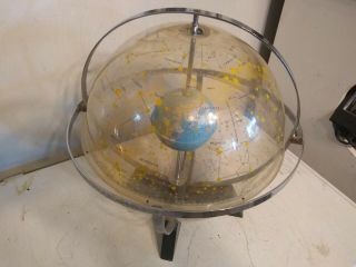 Vintage 1960 ' S Universal Stars Constellations Celestial Globe Clear transparent 4