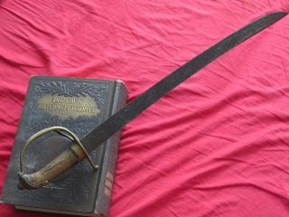 Saber: American Revolutionary War Hanger - Sword: Possibly Dutch: 1760 - 1785 3