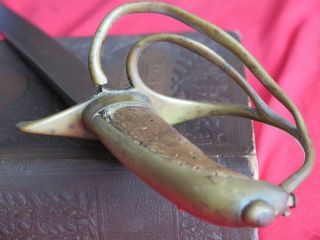 Saber: American Revolutionary War Hanger - Sword: Possibly Dutch: 1760 - 1785 5