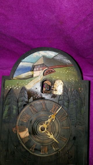 Vintage Rare Schmeckenbecher Coo Coo Cuck Coo Wall Clock West Germany 3