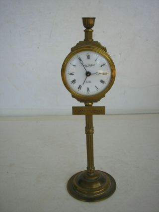 Vtg.  Swiza Sheffield 8 - day Alarm Clock on Champs Elysees Lamppost - 4