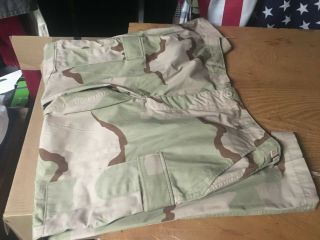 Propper DCU tan DESERT 3 - color Camo Combat BDU PANTS Large Long L L Ripstop USGI 2