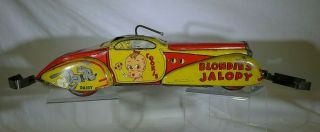 1935 Marx Toys Blondie ' s Jalopy Wind - Up Tin Litho AS - IS 2