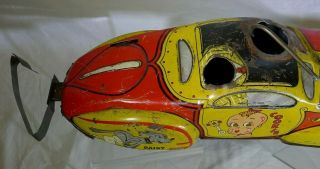 1935 Marx Toys Blondie ' s Jalopy Wind - Up Tin Litho AS - IS 3