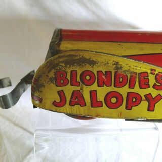 1935 Marx Toys Blondie ' s Jalopy Wind - Up Tin Litho AS - IS 9