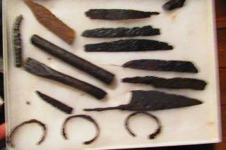 KNIVES TOOLS VERNON COUNTY MO C1675 - 1750 OSAGE RIVER TRADING POST 3