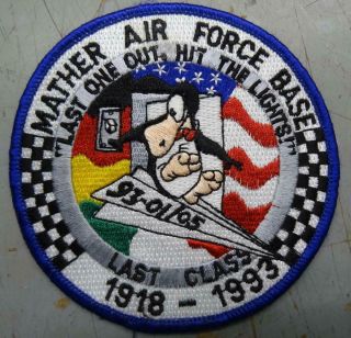 Mather Air Force Base Pilot Class Patch 93 - 01/05 - Last Class Usp2870