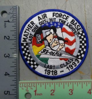 MATHER AIR FORCE BASE PILOT CLASS PATCH 93 - 01/05 - LAST CLASS USP2870 2