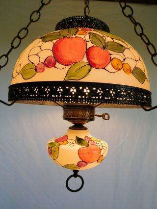 old vintage antique chandelier ceiling fixture lamp light tiffany hanging GWTW 2