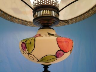 old vintage antique chandelier ceiling fixture lamp light tiffany hanging GWTW 9