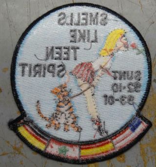 USAF SUNT 92 - 10 93 - 01 CLASS PATCH - SMELLS LIKE TEEN SPIRIT USP2863 3