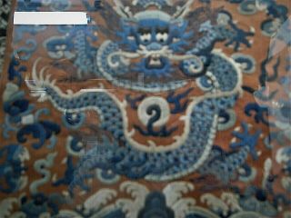 Antique Chinese silk rank badge embroidered very fine and superior workmanship. 5