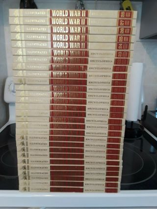 Illustrated World War II WW2 Encyclopedia Limited Edition RARE 28 Vol.  Set 3