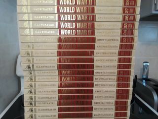Illustrated World War II WW2 Encyclopedia Limited Edition RARE 28 Vol.  Set 5