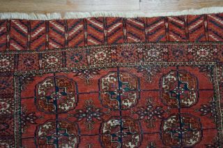 Antique Turkoman Tekke Rug 3 ' 8 