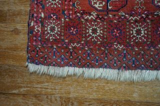 Antique Turkoman Tekke Rug 3 ' 8 