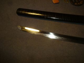 Japanese sword wakizashi in mountings 