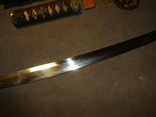 Japanese sword wakizashi in mountings 