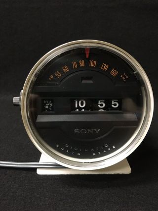 Vintage Sony Alarm Clock Radio Digimatic 6RC - 15 RARE 2