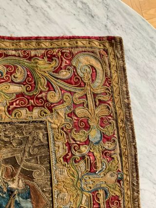 Impressive 16th century Italian Renaissance Textile Circa 1550 - Rare 4