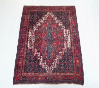 5.  87x4.  26ft.  Rare Antique Hand - Knotted Persian Tribal Area Rug Senne Vintage Rug