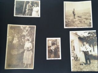 c1918 WWI PHOTO ALBUM Soldier Portraits,  Snapshots,  Europe War Scene Postcards 11