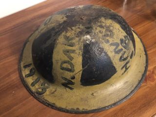 Ww1 Named Us Army M1917 Doughboy Helmet